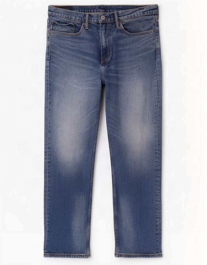 Levi's Straight Jeans til mænd W34 L32 blå bomuld