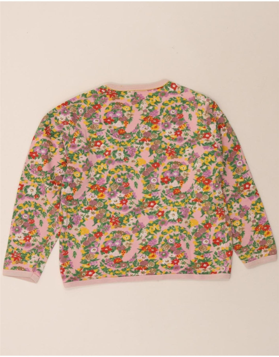 OLMES CARRETTI Womens Sweatshirt Jumper UK 14 Medium Multicoloured Vintage Olmes Carretti and Second-Hand Olmes Carretti from Messina Hembry 