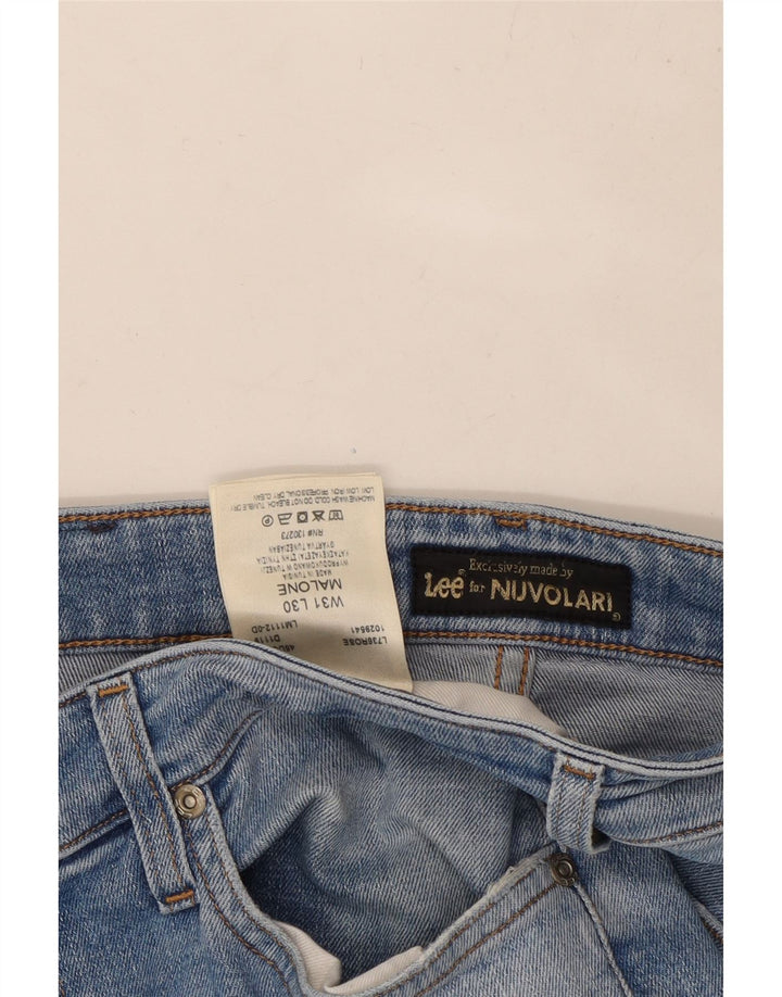 LEE Dame Malone Skinny Jeans W31 L30 Blå Bomuld