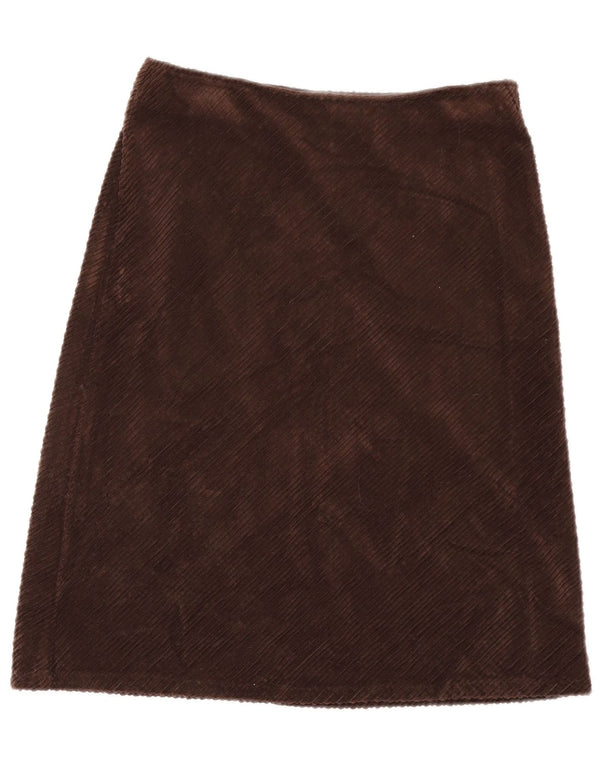 Sisley Womens Corduroy-nederdel W28 Medium Brown