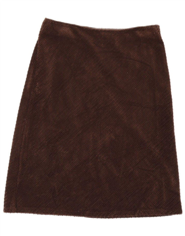 Sisley Womens Corduroy-nederdel W28 Medium Brown