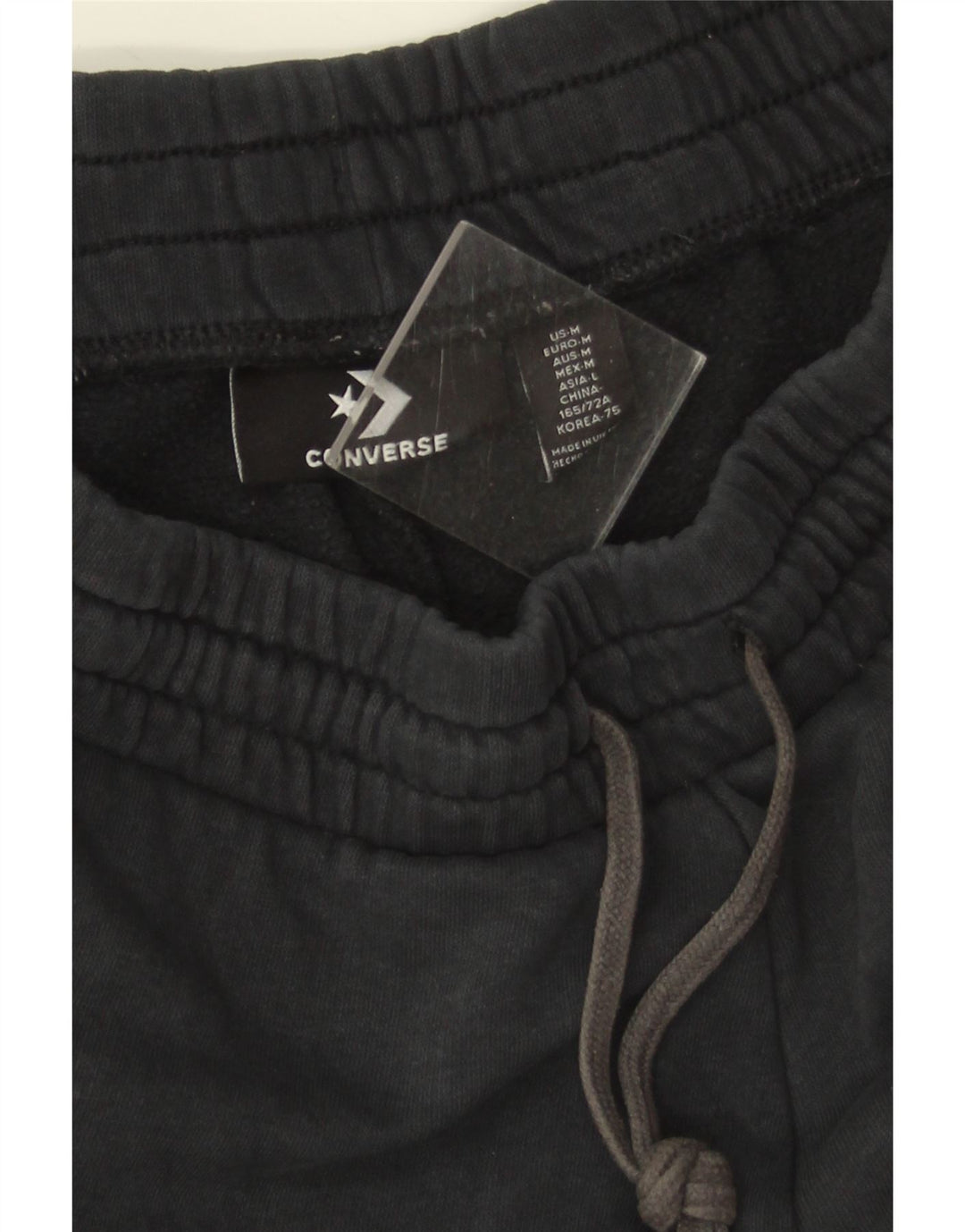 Converse træningsdragt til kvinder Joggers UK 12 Medium Sort Bomuld