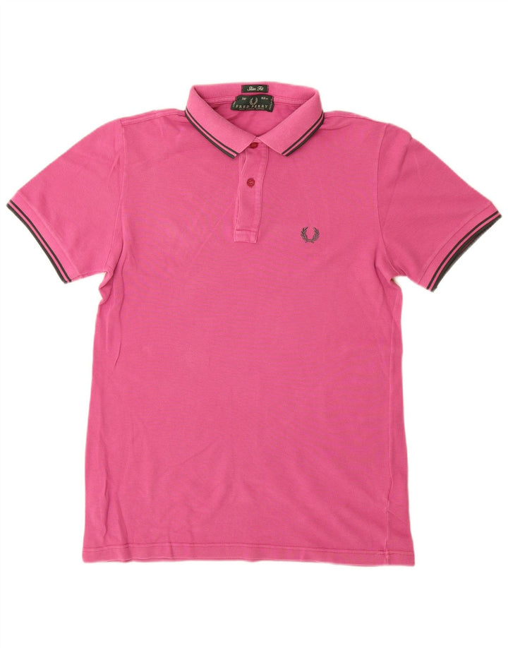 Fred Perry Herre Slim Fit Polo Shirt Lille Pink Bomuld