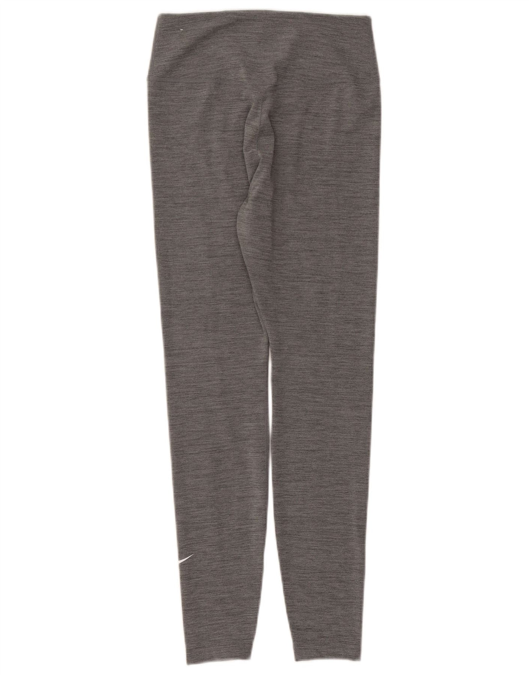Nike Dame Dri Fit Leggings UK 8 Small Grå Flecked Polyester