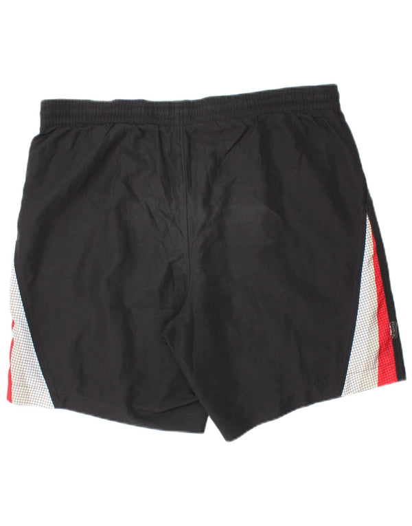 SERGIO TACCHINI Badeshorts til mænd Large Black Colourblock Polyester