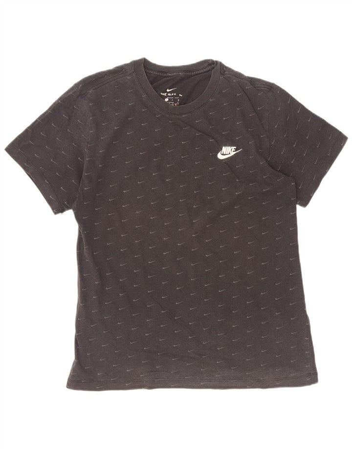 Nike grafisk t-shirt top til mænd, lille sort bomuld