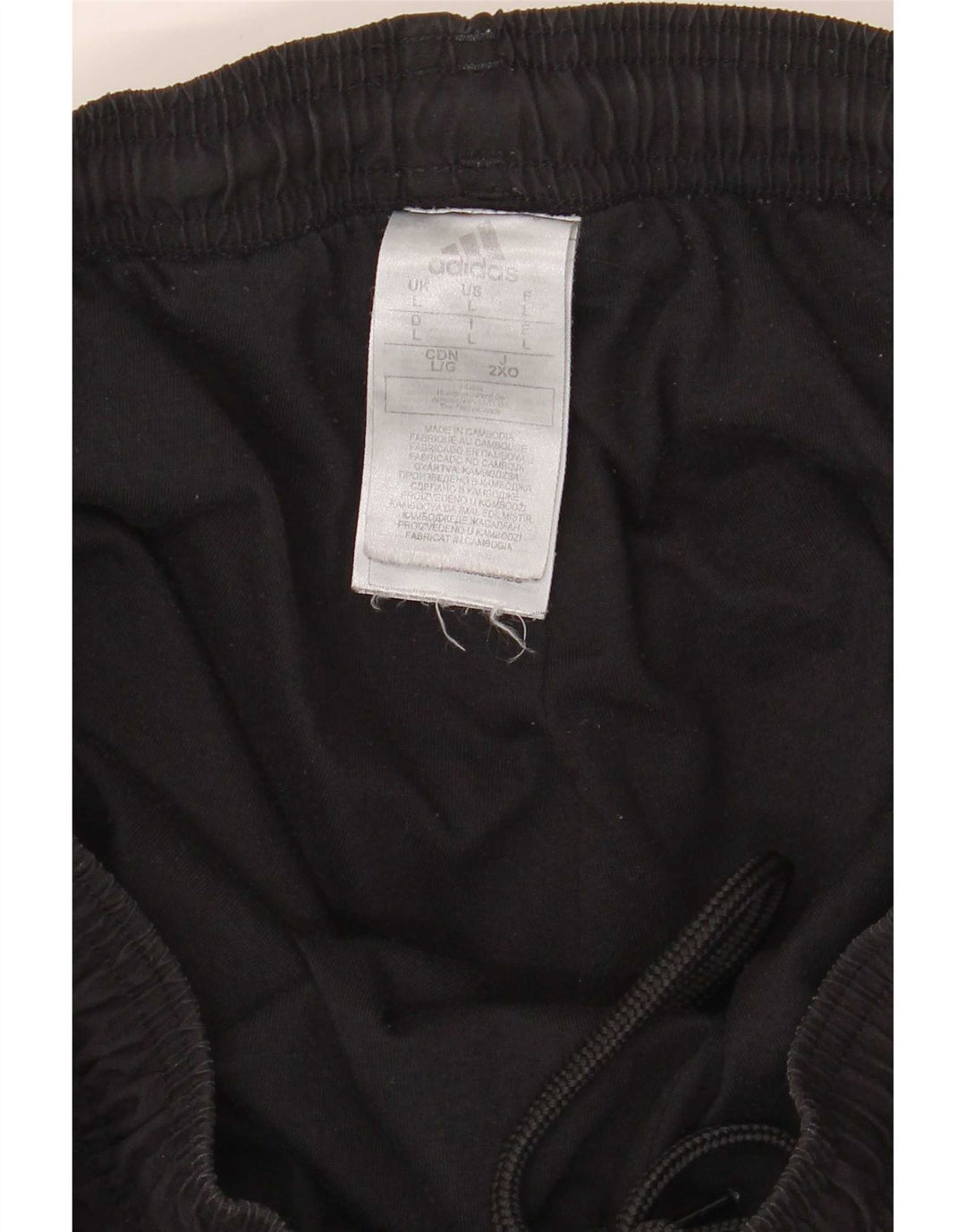Adidas Træningsdragt til mænd Joggers Large Sort Polyester