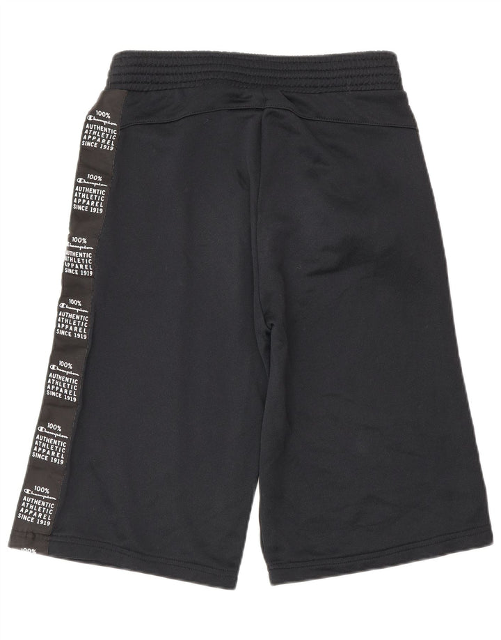 Champion Herre grafiske sportsshorts Small Black