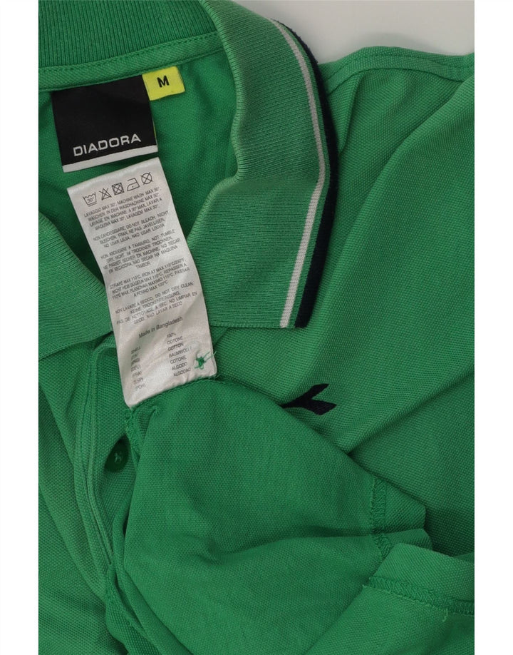 Diadora herre poloshirt mellemgrøn bomuld