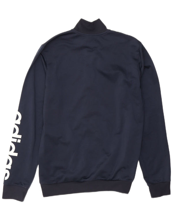 Adidas Herre Primegreen Træningsdragt Topjakke UK 40/42 Medium Navy Blue