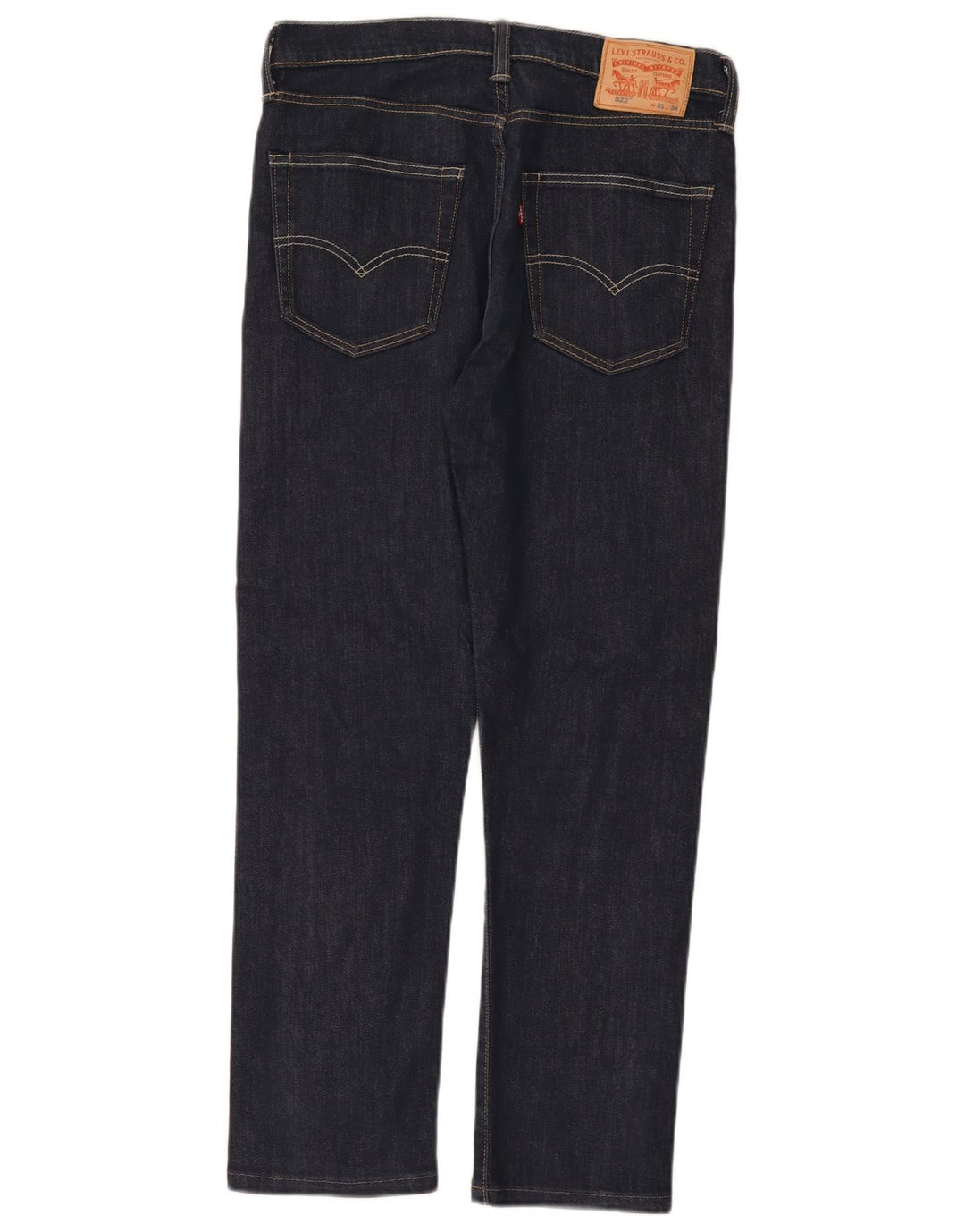 Levi's Herre 522 Slim Tapered Jeans W31 L28 Navy Blue