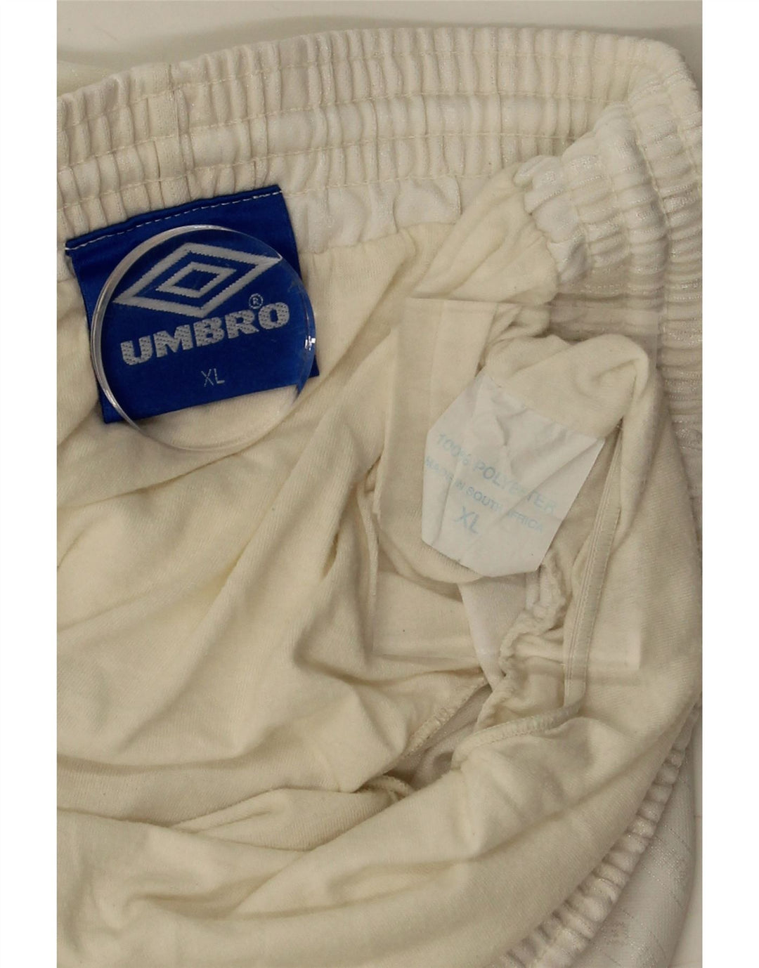 UMBRO Mens Sport Shorts XL  White Polyester Vintage Umbro and Second-Hand Umbro from Messina Hembry 