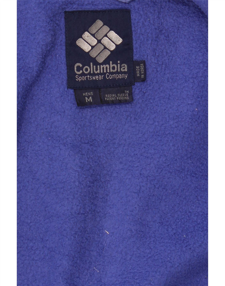 Columbia Herre Bomber Jacket UK 38 Medium Blue Colourblock Sports