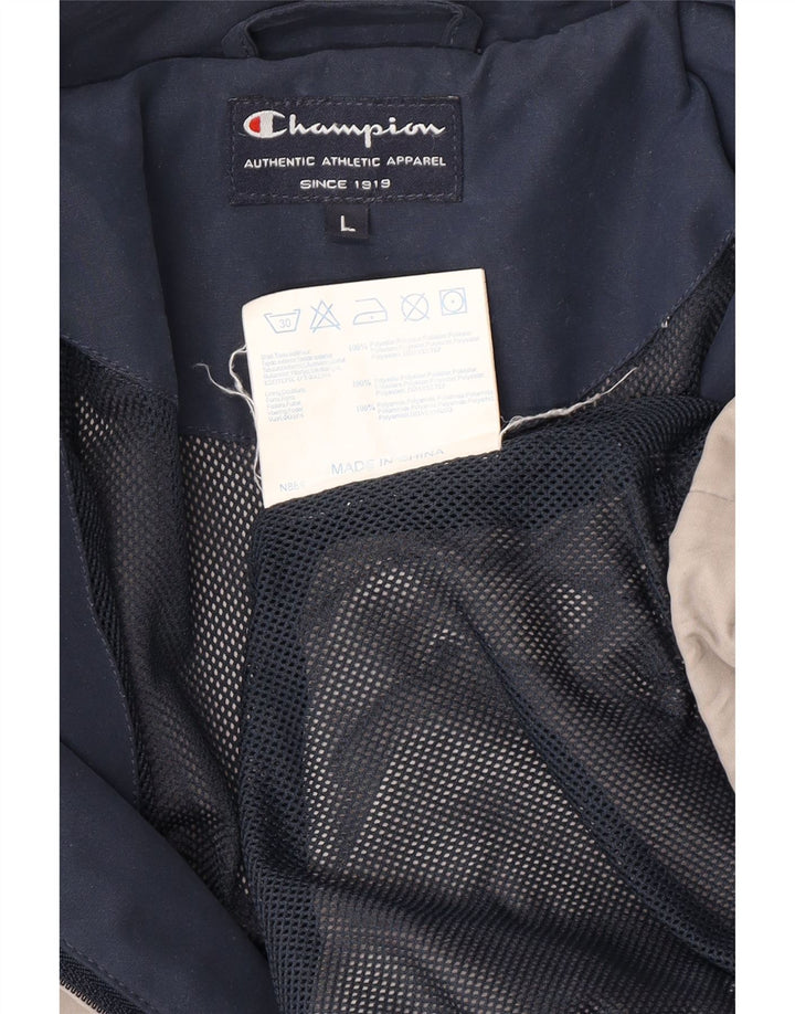 CHAMPION Træningsdragt til mænd, topjakke, stor grå polyester