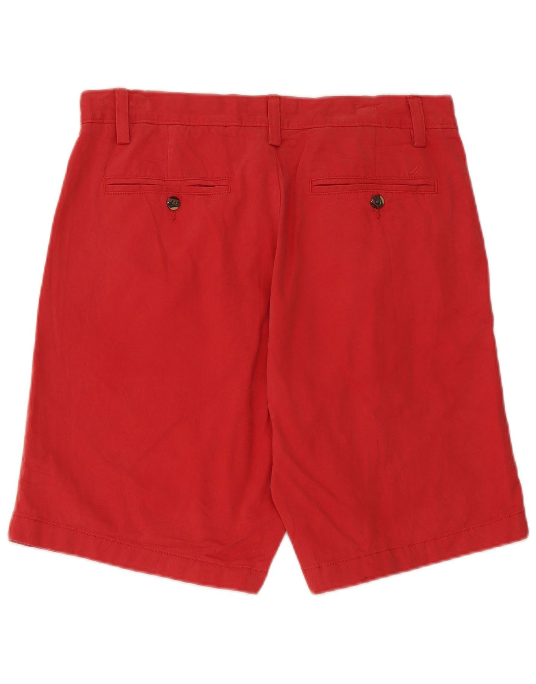 Nautica Herre Chino Shorts W32 Medium Rød Bomuld