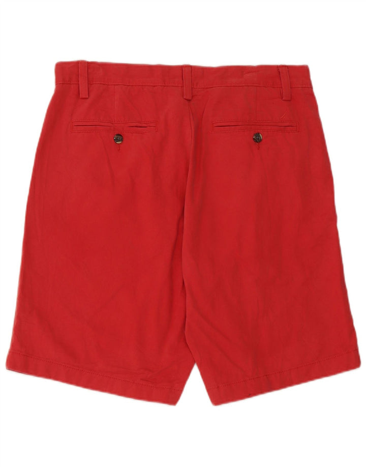 Nautica Herre Chino Shorts W32 Medium Rød Bomuld