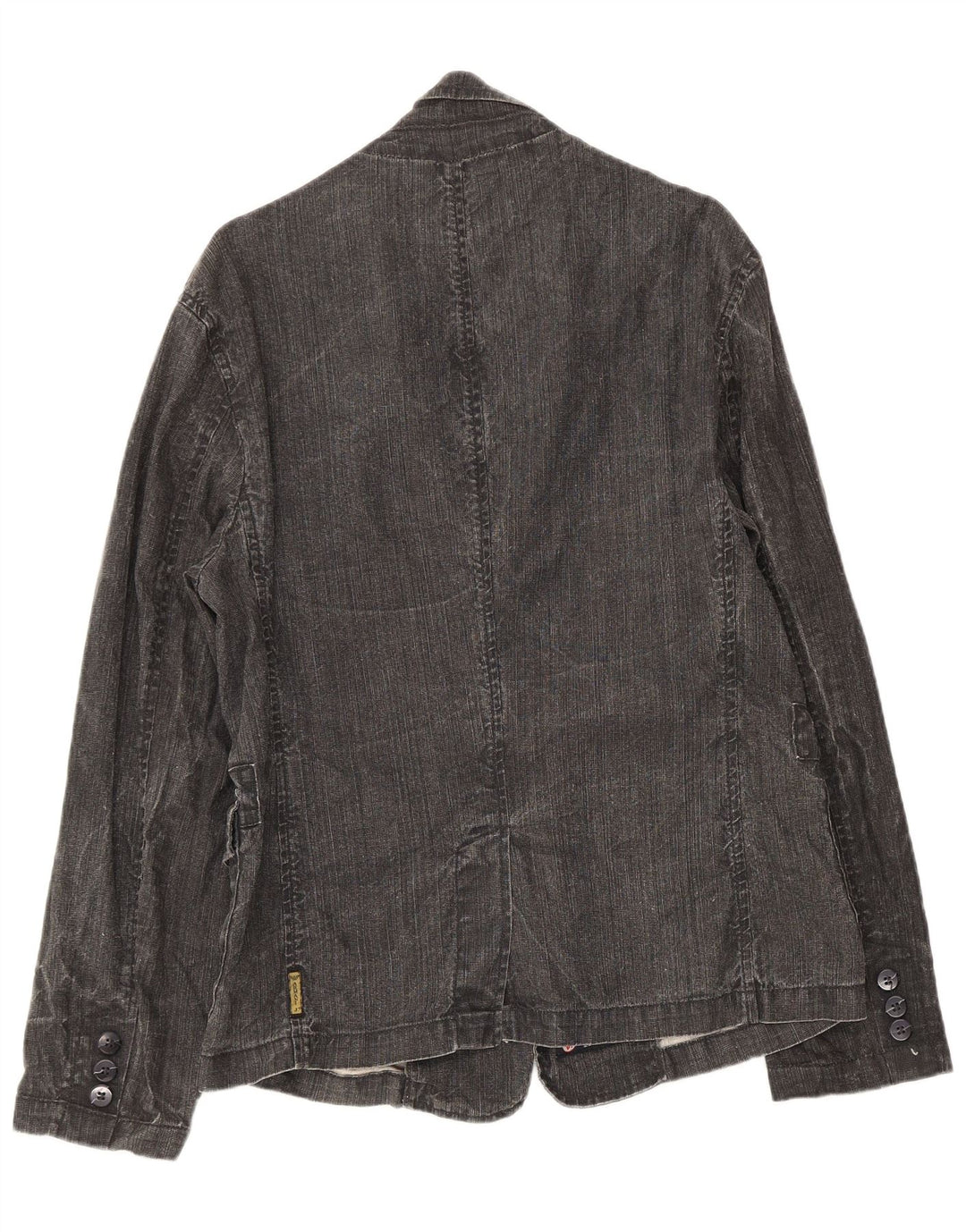 Armani Jeans Herre Denim 3 Button Blazer Jacket IT 50 Medium Grey Linen