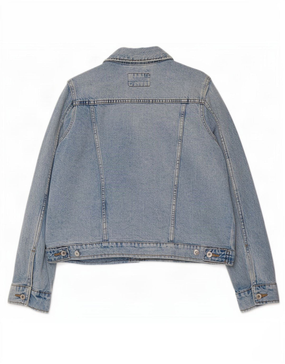 Marks & Spencer Dame denimjakke UK 14 Medium Blue Cotton