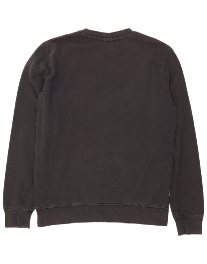 Ellesse Heritage Graphic Sweatshirt Jumper Medium Sort Bomuld