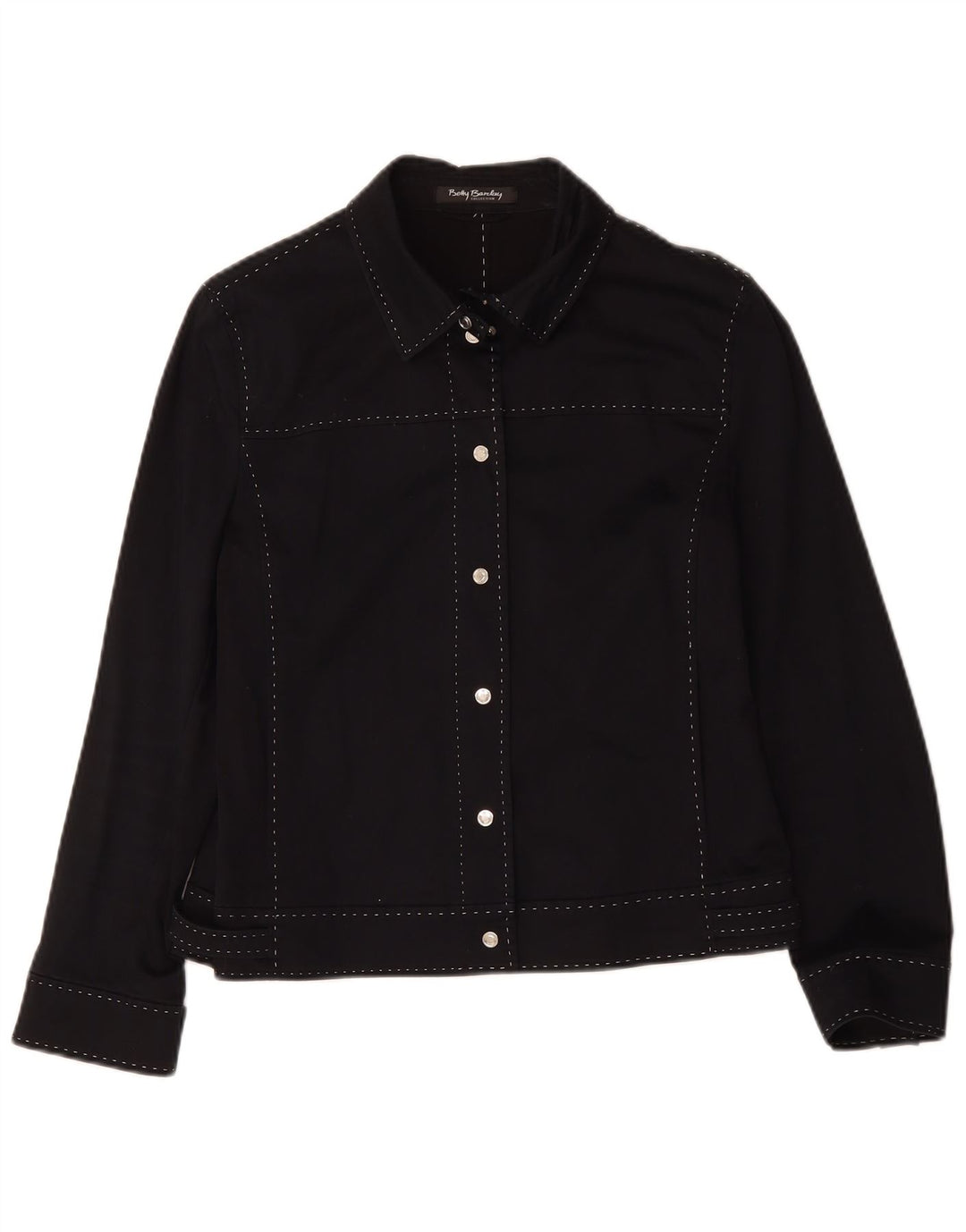 Betty Barclay Womens Bomber Jacket UK 14 Medium Sort Bomuld