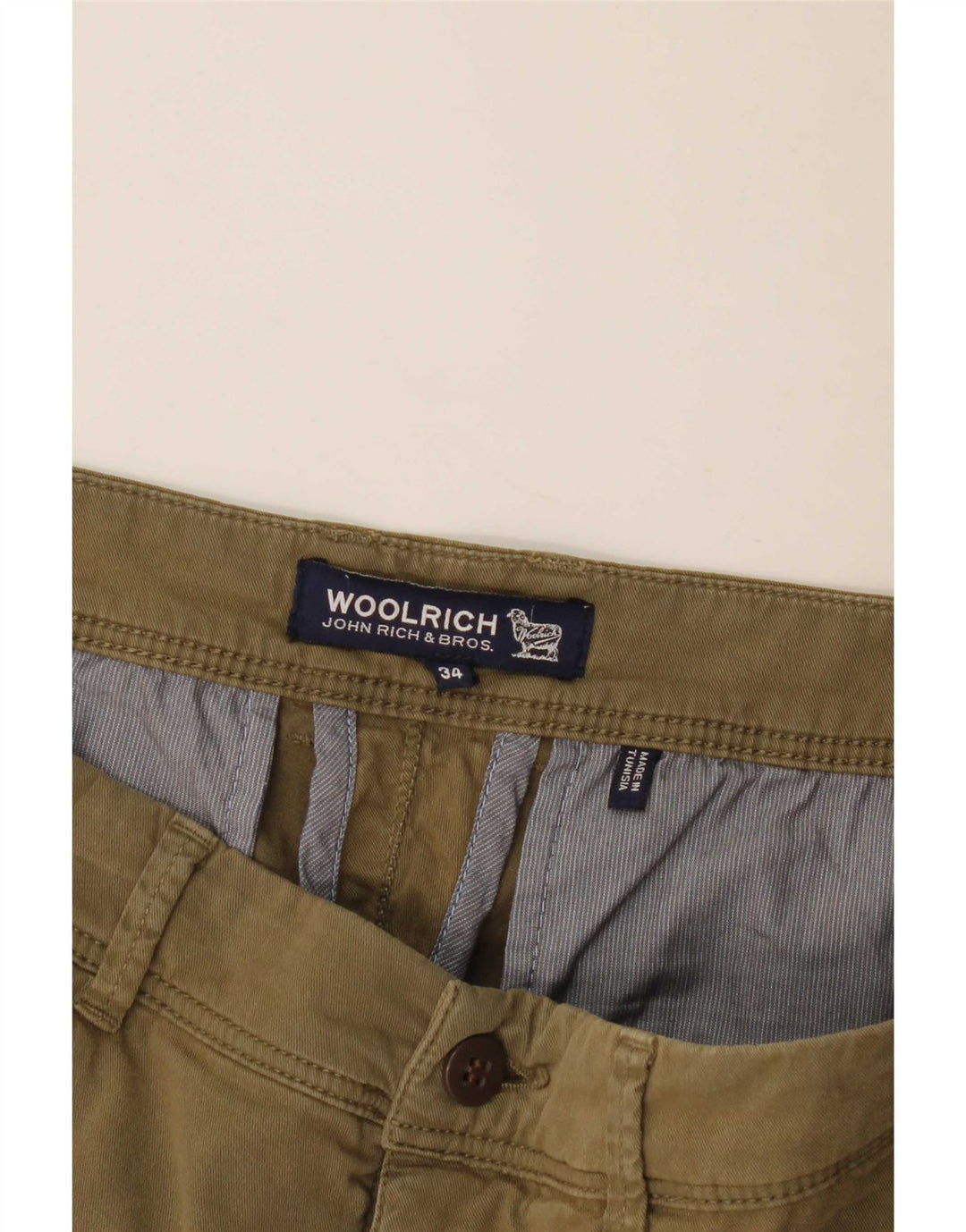 Woolrich Chino Shorts til mænd W34 Large Khaki