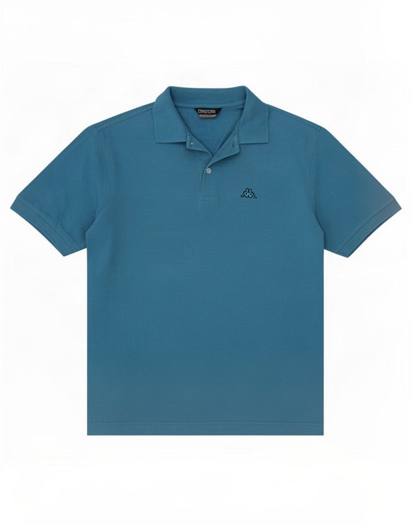 Kappa herre poloshirt XL blå bomuld