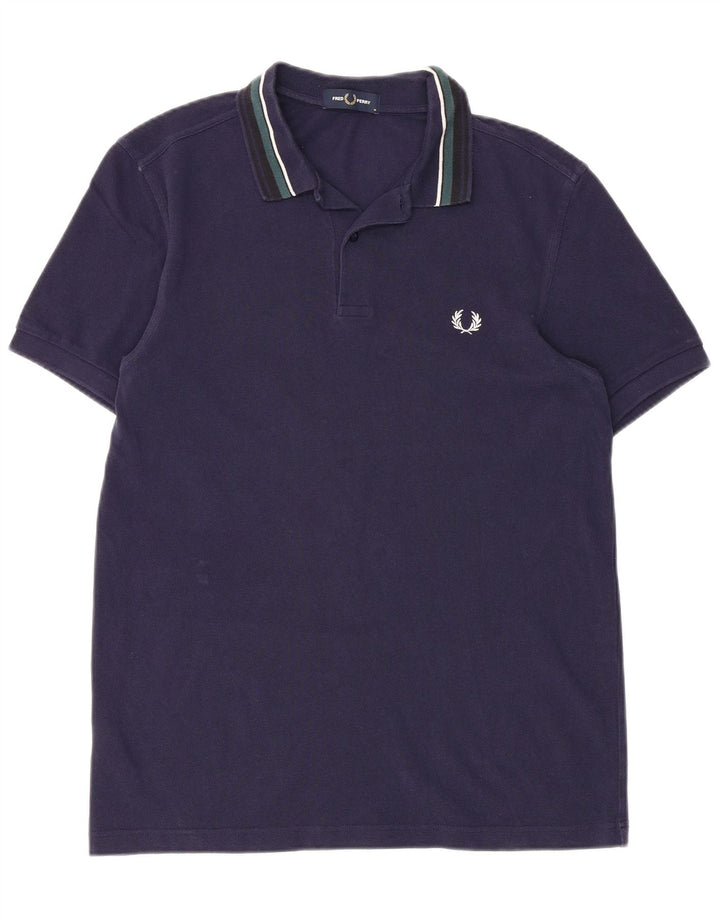 Fred Perry Herre poloshirt Medium marineblå bomuld