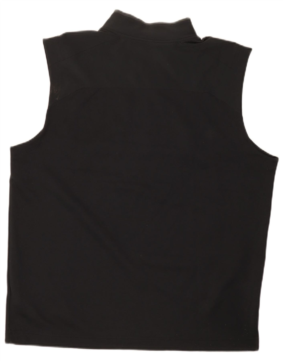 Nike Herre Dri Fit Zip Neck Vest Top Large Sort Polyester