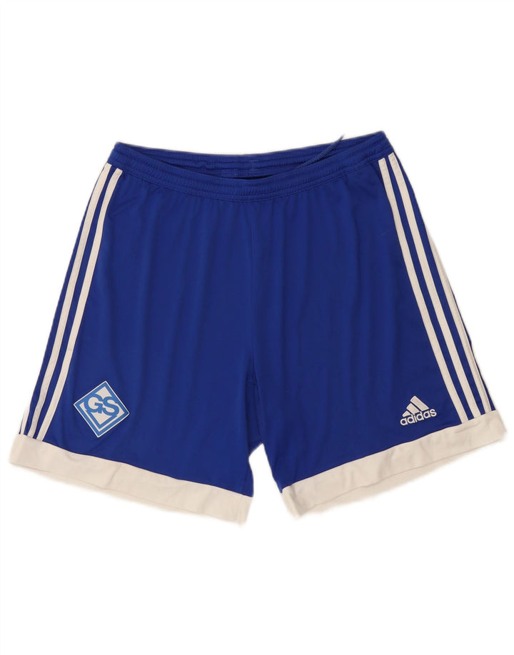Adidas Herre Climacool Sport Shorts Large Blue Colourblock Polyester