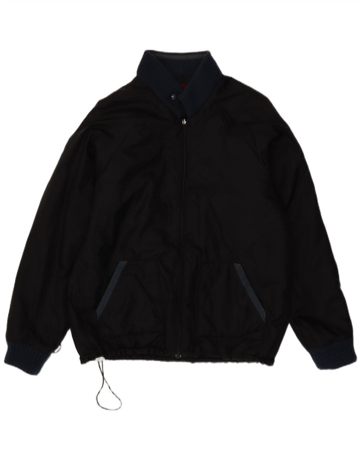 Levi's Herre Nevada Graphic Liner Bomber Jacket UK 42 XL Sort Polyamid