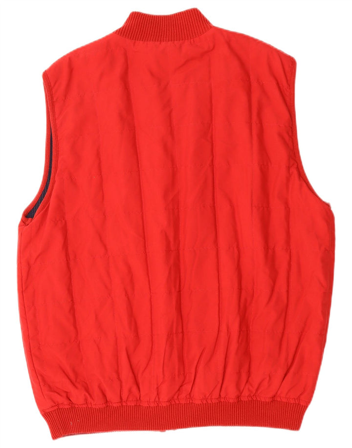 BOGGI Herre vendbar Gilet IT 52 XL Rød polyakryl
