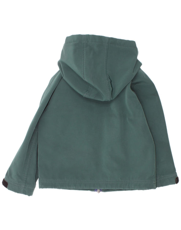 K-Way Boys Hooded Windbreaker Jacket 4-5 År Grøn Polyester
