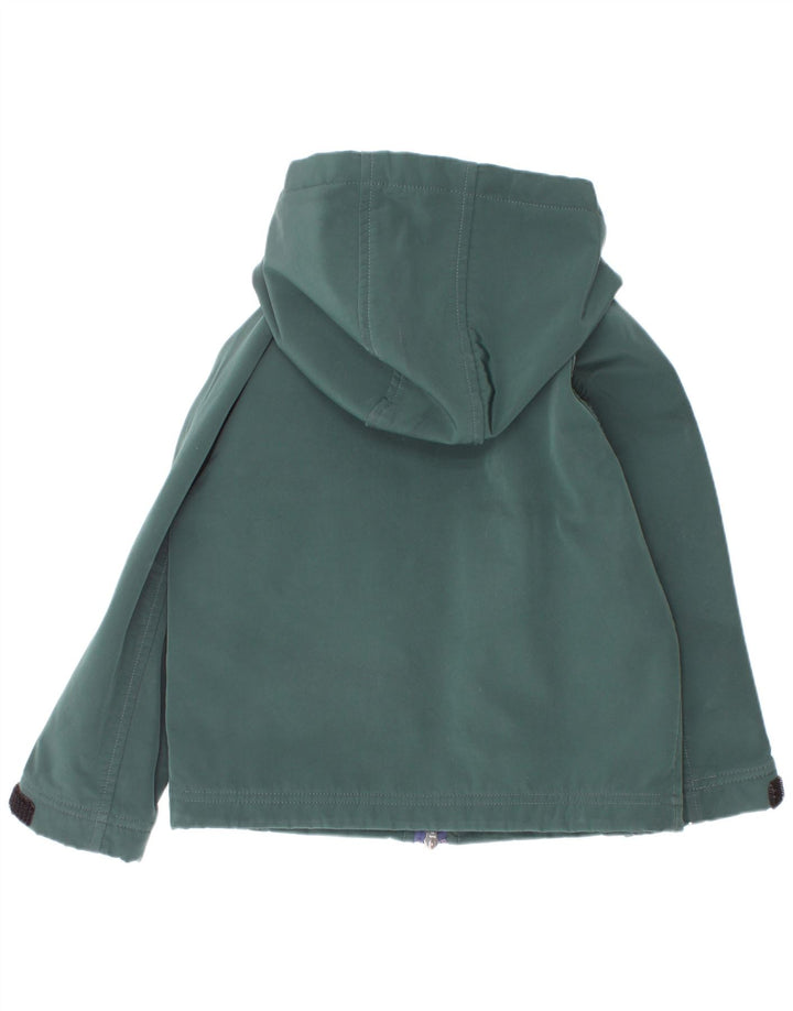 K-Way Boys Hooded Windbreaker Jacket 4-5 År Grøn Polyester
