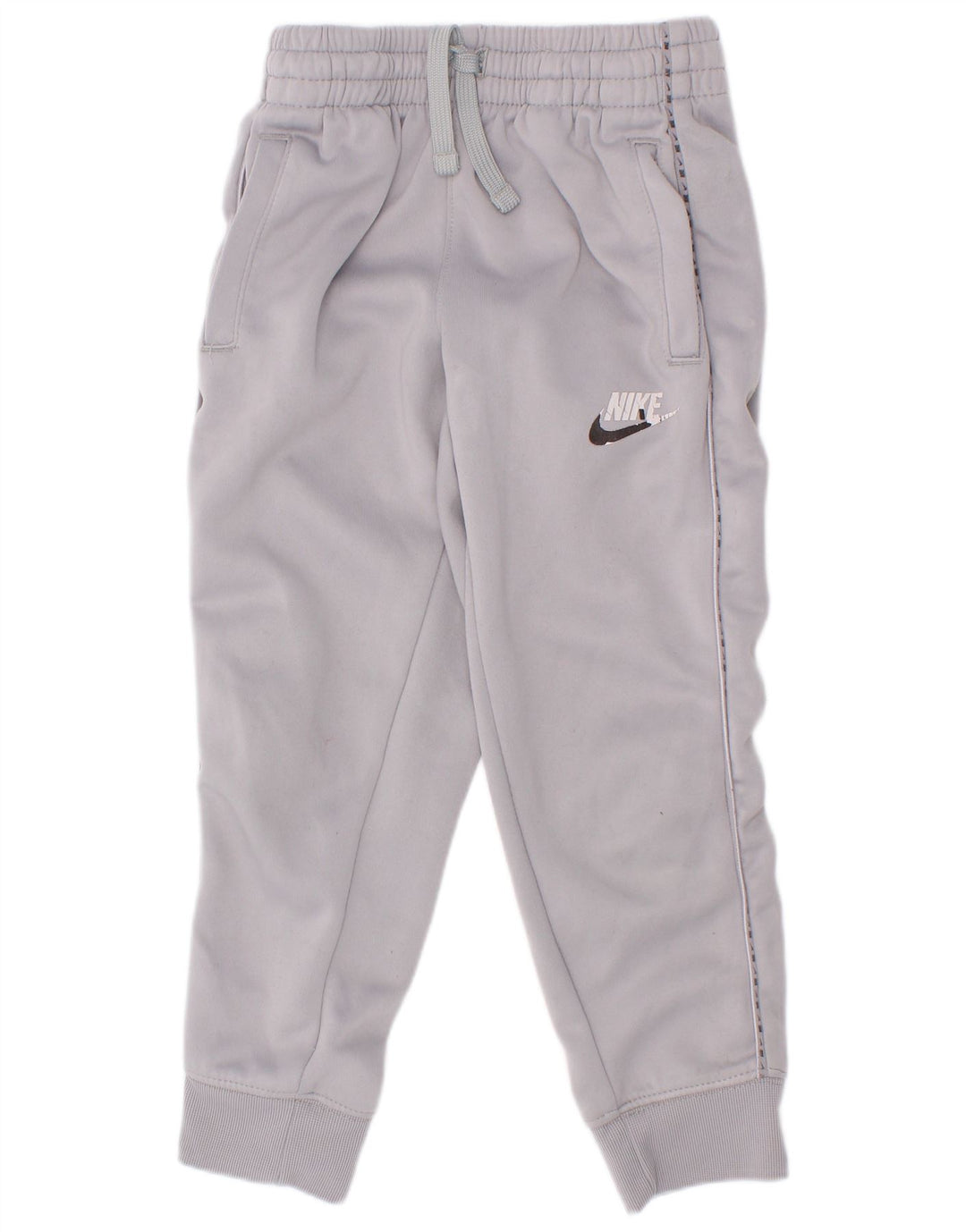 Nike Boys Grafisk træningsdragt Bukser Joggers 4-5 år Lille grå polyester