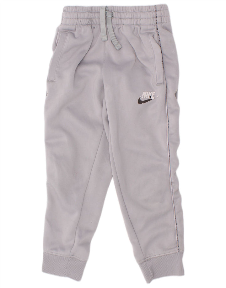 Nike Boys Grafisk træningsdragt Bukser Joggers 4-5 år Lille grå polyester