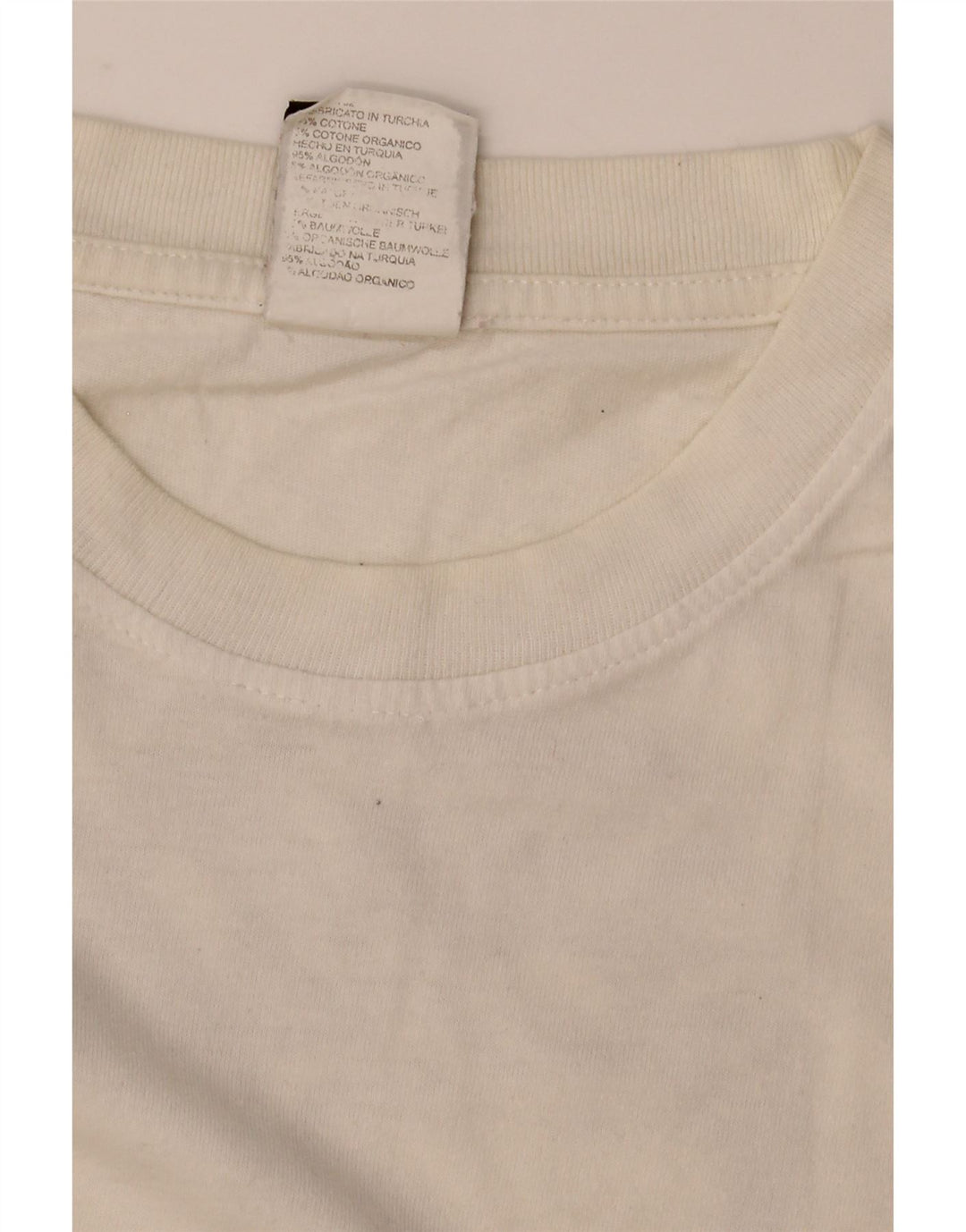 Timberland Herre grafisk T-shirt top mellem hvid bomuld