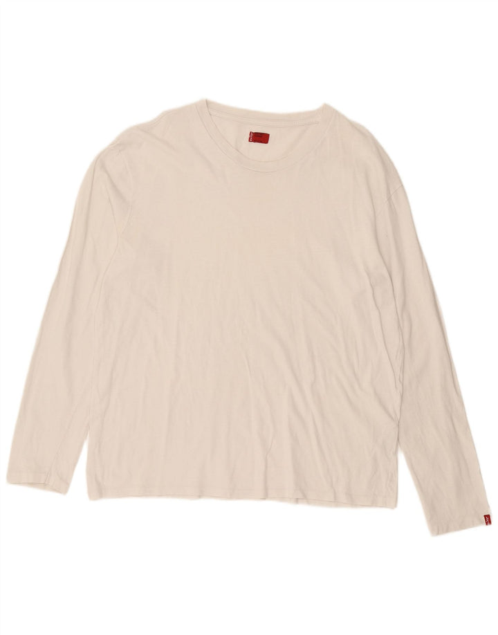 Levi's Herre Top Langærmet XL Hvid Bomuld