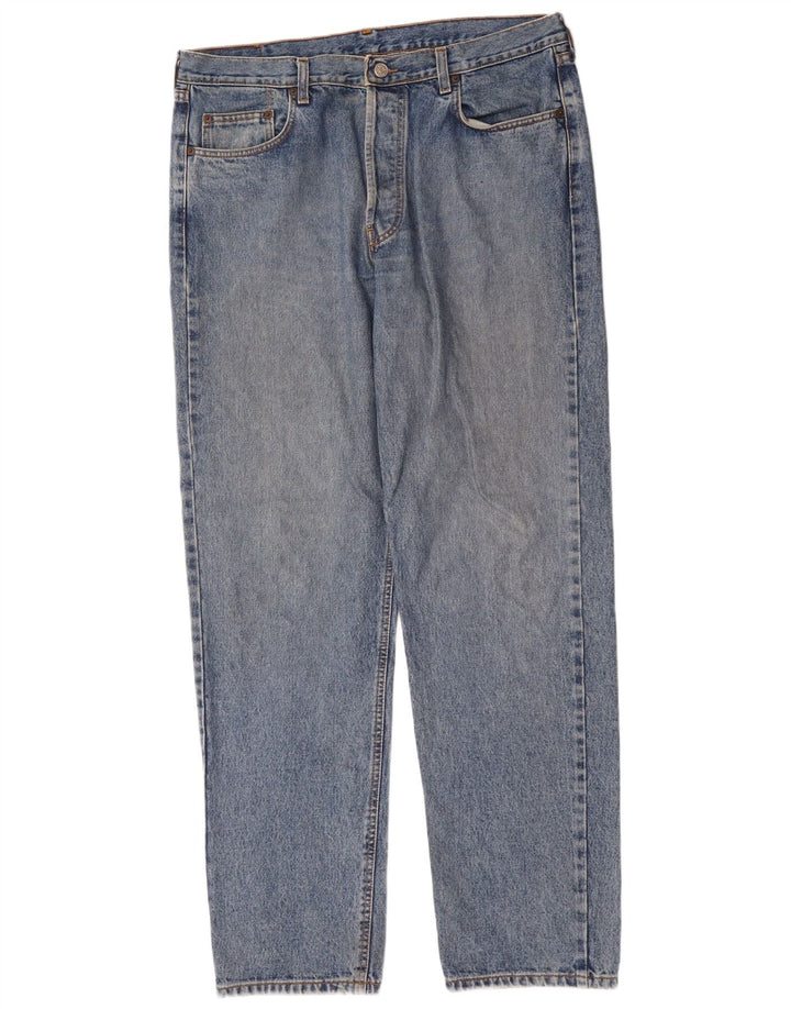 RIFLE Mens Straight Jeans W38 L34 Blue Cotton