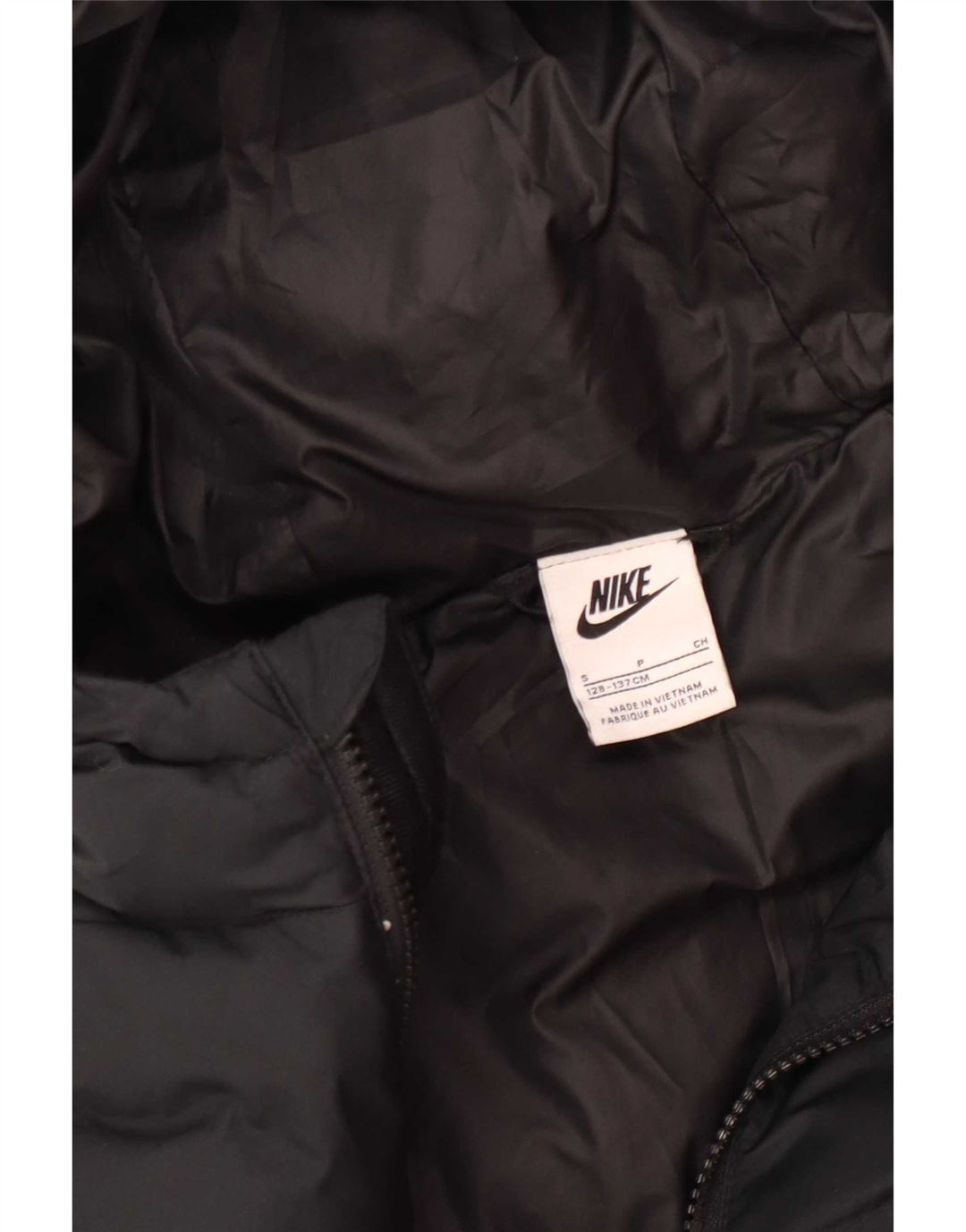 Nike Piger Polstret Hættejakke 8-9 år Lille Sort