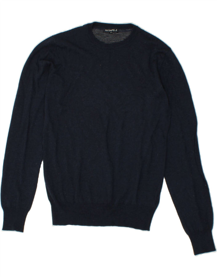 BEST COMPANY Mens Crew Neck Jumper Sweater Medium Navy Blue Polyamide Vintage Best Company and Second-Hand Best Company from Messina Hembry 