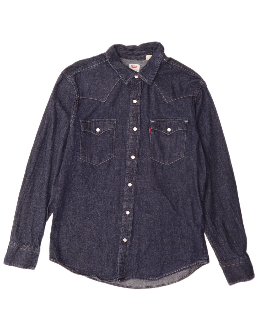 Levi's Herre Standard Fit Denim Shirt Medium Blue Classic