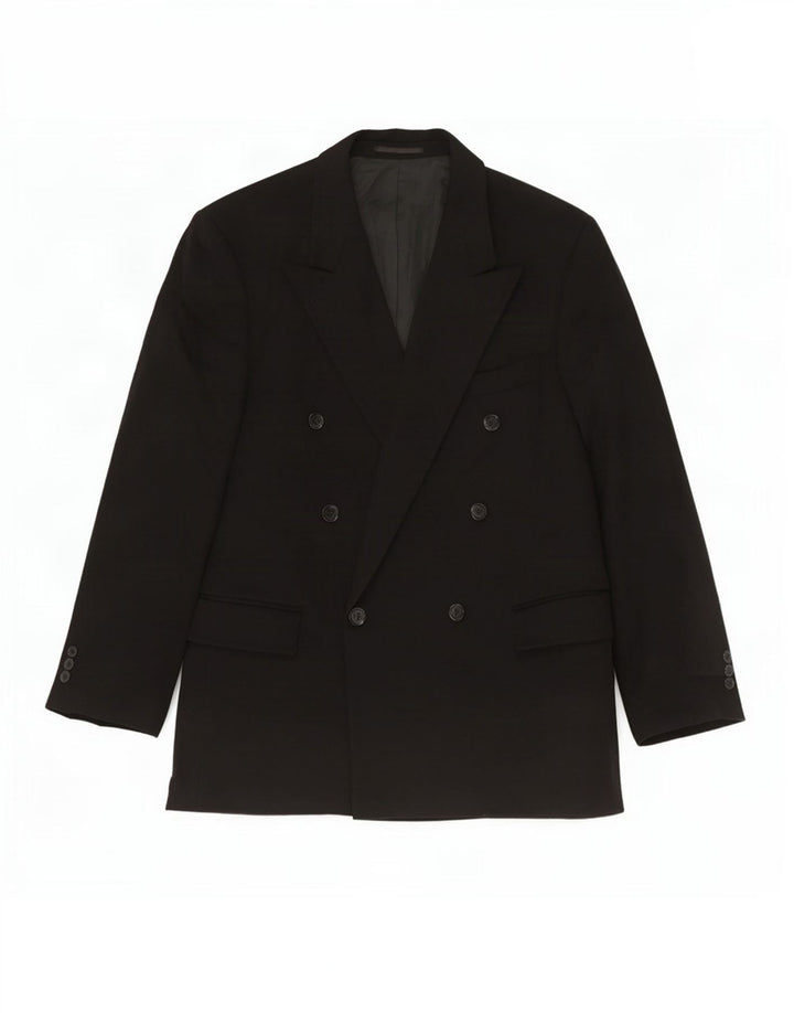 Ing Loro Piona & Co. Herre dobbeltradet blazerjakke IT 54 2XL Sort
