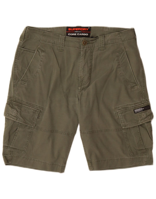 Superdry Herre Cargo Shorts W32 Medium Khaki Bomuld