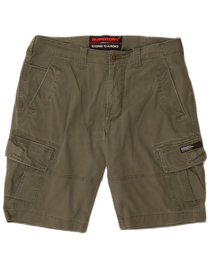 Superdry Herre Cargo Shorts W32 Medium Khaki Bomuld
