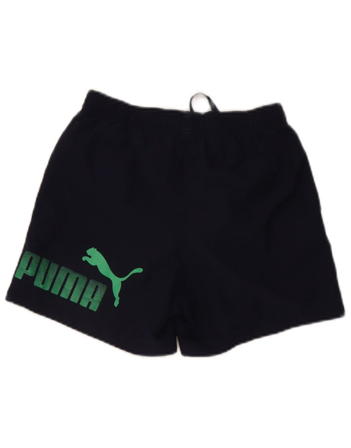 Puma drenge sportsshorts 11-12 år marineblå polyester