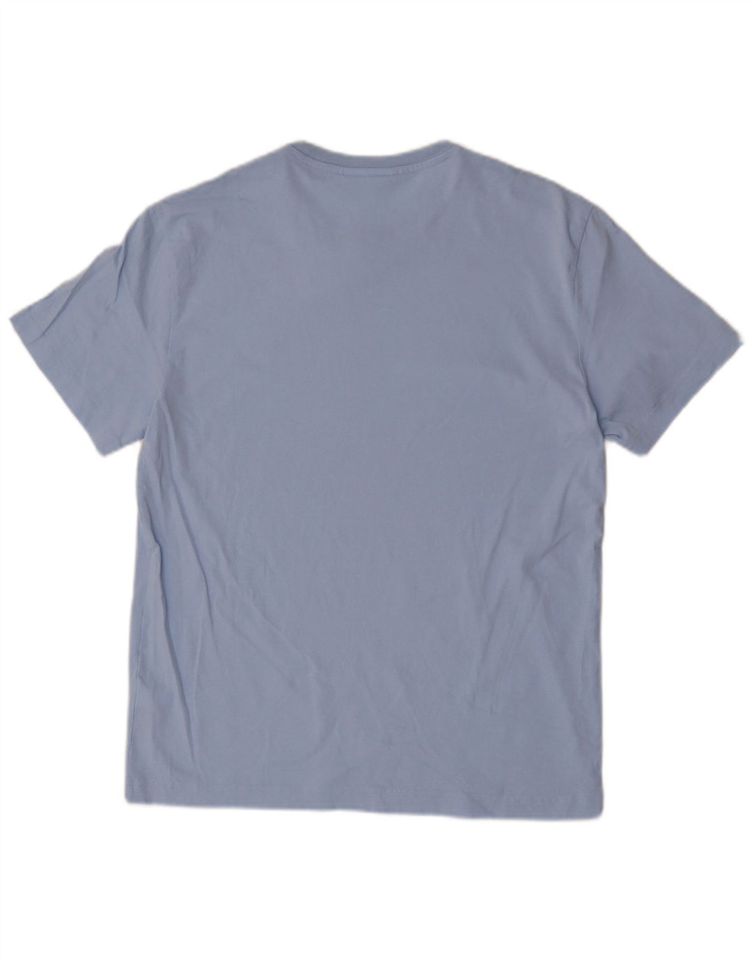 Lacoste Herre Regular Fit T-Shirt Top Størrelse 4 Medium Blå Bomuld