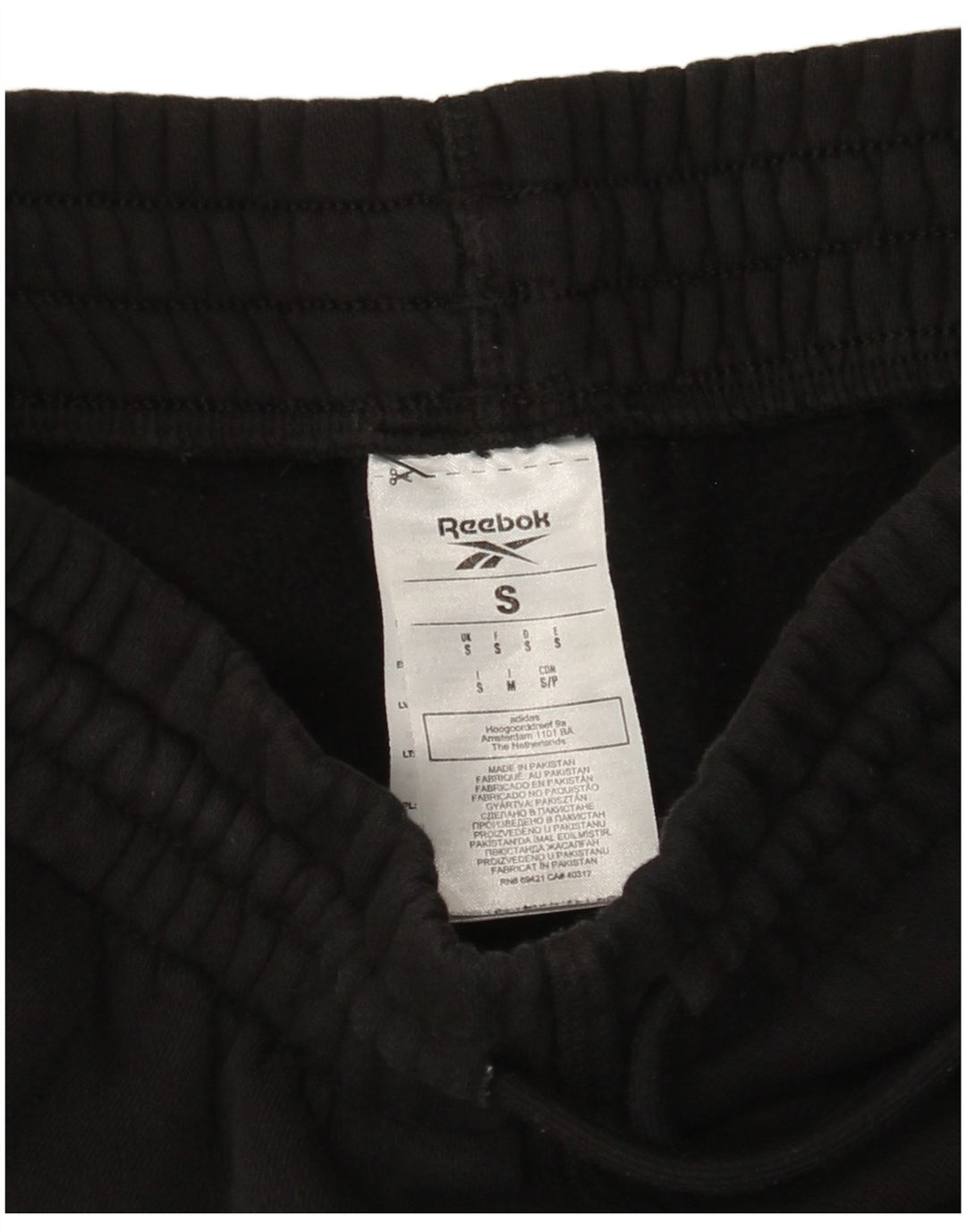 Reebok Herre sportsshorts Små sorte bomuld