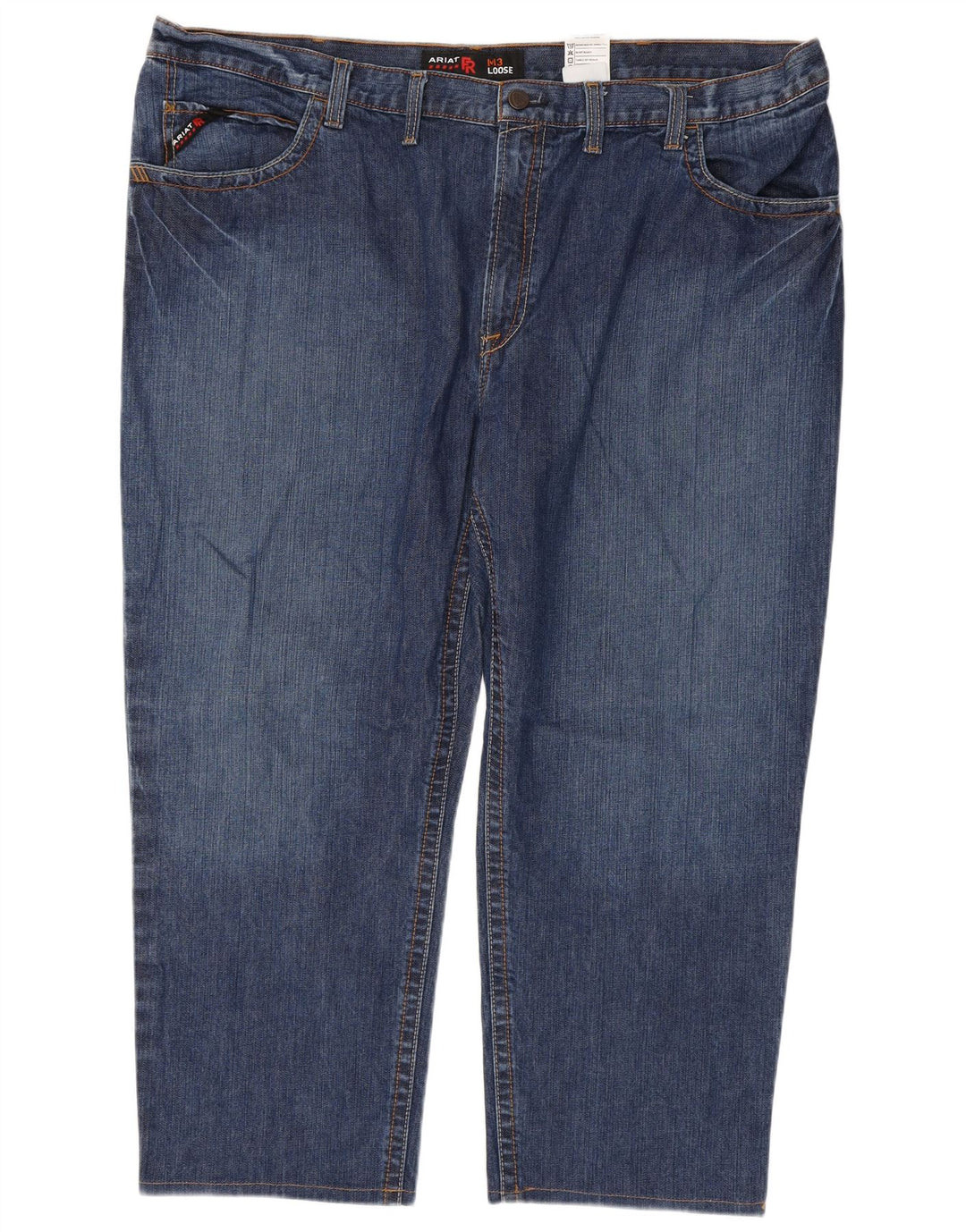 ARIAT Herre M3 Løse jeans W48 L30 Blå Bomuld