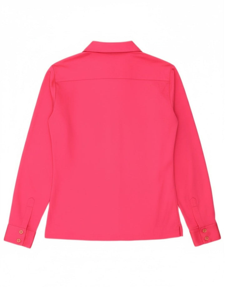 Diolen Loft Dame Skjorte Bluse IT 42 Medium Pink Polyester