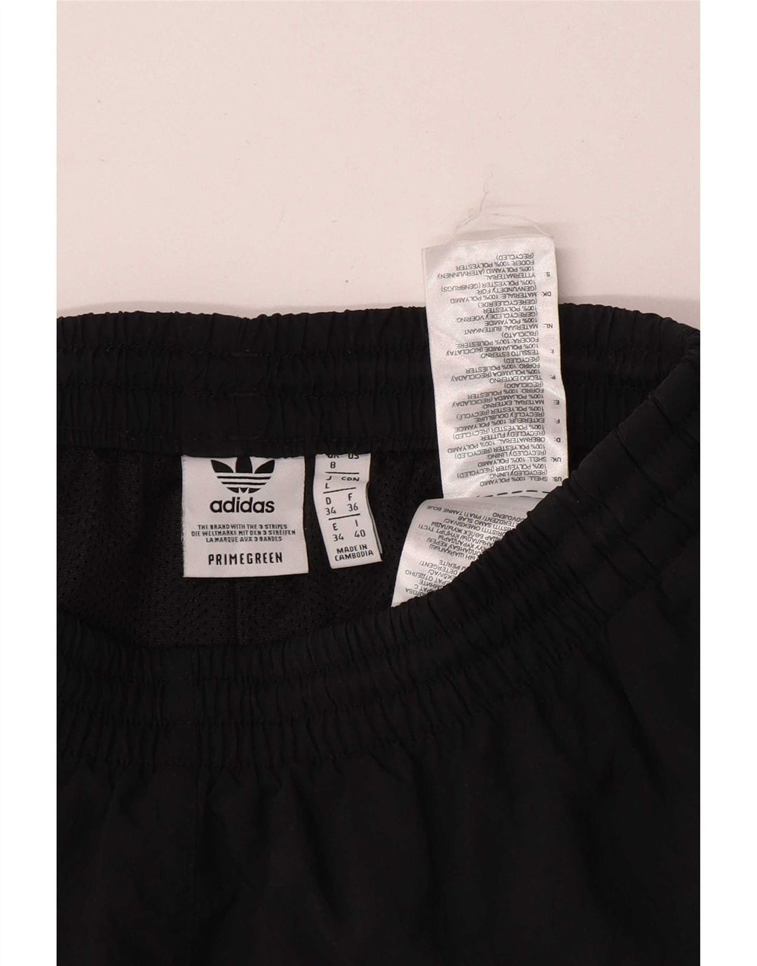Adidas Sportsshorts til kvinder UK 8 Small Black Polyester